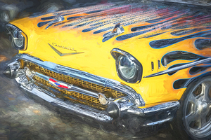 1957 Black Chevrolet Bel Air Nomad Station Wagon X12 8