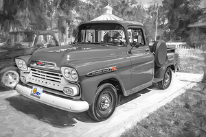 1959 Bue Chevy Pick Up Truck Apache Series X1 3