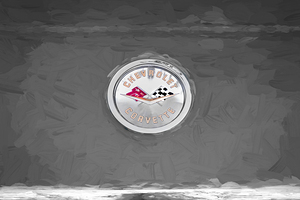 1959 Blue & White Chevy Corvette Convertible X1 2