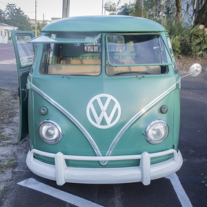 1962 Green Volkswagen VW Double Cab Split Window Transporter Bus X100 4