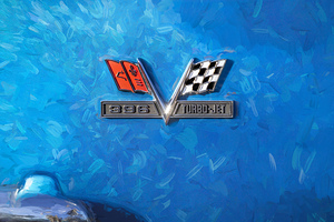 1967 Blue Chevy Chevelle SS 396 X130 1