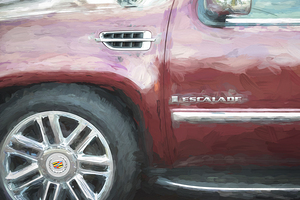 2008 Maroon Cadillac Escalade ESV Platinum X1 11