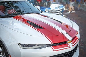 2017 White Chevrolet Camaro SS2 Convertible X1 10