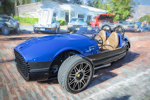2021 Blue Vanderhall Venice Turbo Trike X1 1