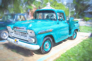 1959 Bue Chevy Pick Up Truck Apache Series X1 4