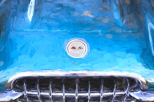 1959 Blue & White Chevy Corvette Convertible X1 14