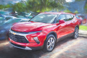 2024 Red Chevrolet Blazer SUV X1 8