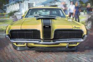 1970 Yellow Mercury Cougar Boss 302 Eliminator X1 1
