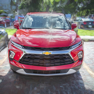 2024 Red Chevrolet Blazer SUV X1 6