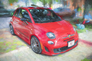 2015 Red Fiat Abarth Hatchback 2D X1 5