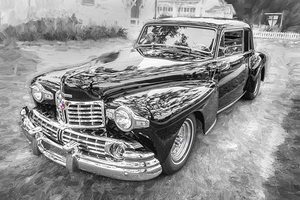 1948 Black Lincoln Continental Coupe X1 14