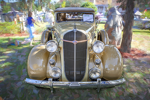 1936 Tan Chrysler C7 Convertible X1 7
