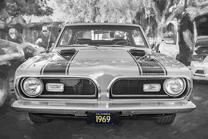 1969 Yellow Plymouth HEMI Barracuda Fastback X100 2