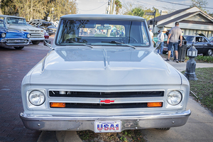 1967 Gray Chevrolet Stepside C10 Stepside Pickup Truck X11 8