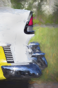 1955 Yellow Chevrolet Bel Air X2 2