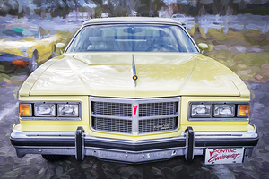 1975 Yellow Pontiac Grandville Brougham Convertible X1 9