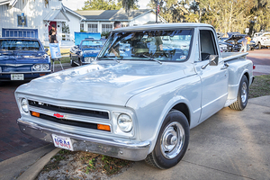 1967 Gray Chevrolet Stepside C10 Stepside Pickup Truck X11 7
