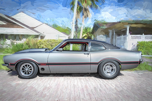 1970 Silver Ford Maverick X1 5