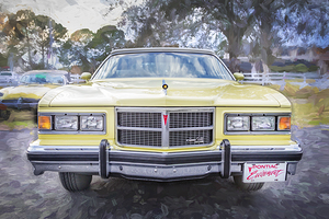 1975 Yellow Pontiac Grandville Brougham Convertible X1 6