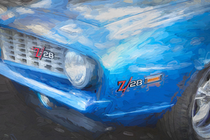 1969 Blue Chevrolet Camaro SS 302 X35 7