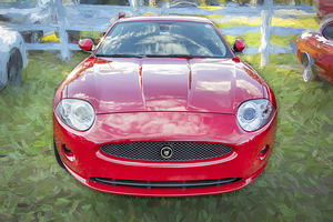 2008 Red Jaguar XK Coupe X100 8