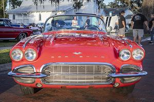 1961 Red Chevrolet Corvette Convertible 1