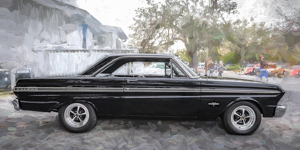 1965 Black Ford Falcon Sprint X2 6 Print