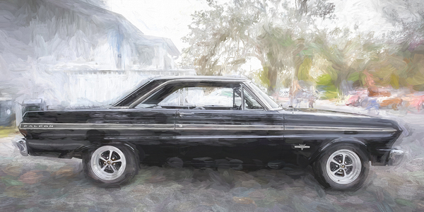 1965 Black Ford Falcon Sprint X2 2 Print