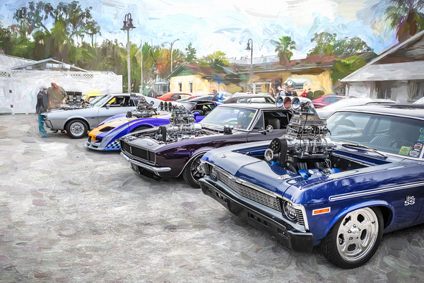 Blowers in the Wind X 3 Print