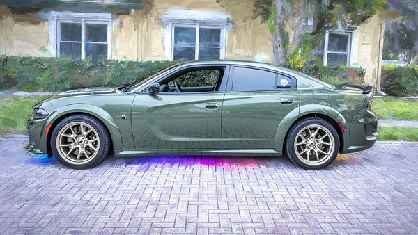 2023 Green Dodge Charger Swinger Scat Pack X 6 Print