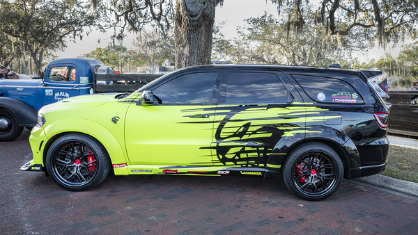 2021 Green Dodge Durango Hellcat SRT X 12 Print