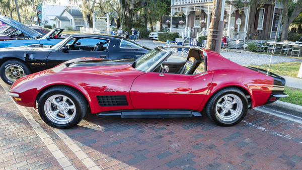 1971 Red C3 Corvette x1 5 Print