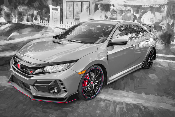 2020 Blue Honda Type R X100 5 Print