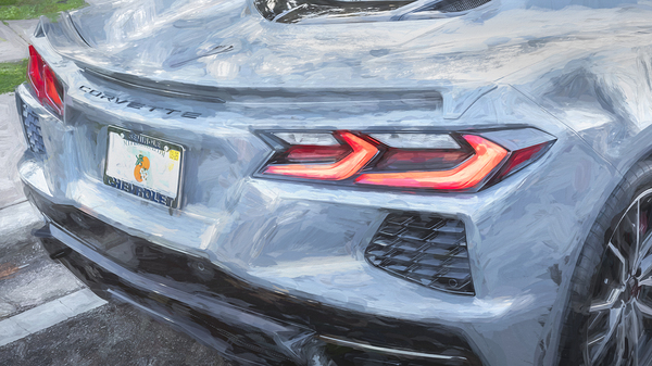 2024 Sea Wolf Gray Corvette R X 11 Print