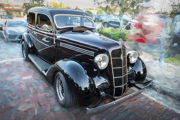 1935 Black Plymouth PJ Deluxe X 5 Print