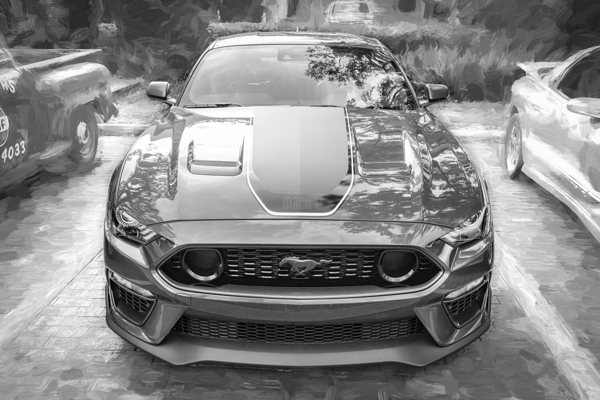  2022 Ford Mustang Mach 1 Eruption Green X 5 Print