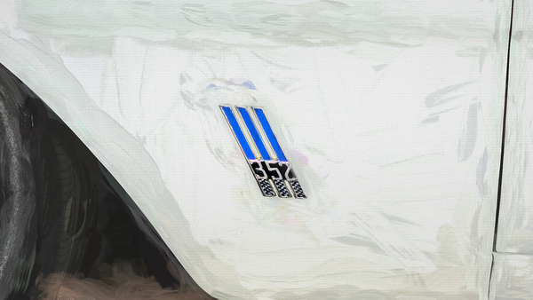 1966 White Ford Galaxie Custom 500 XL X 1 Print