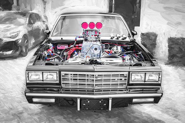 1982 Black Chevrolet Monte Carlo SS Coupe X100 4 Print