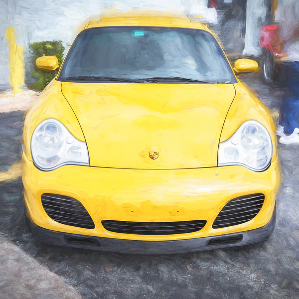2003 Yellow Porsche 911 Turbo X100 14