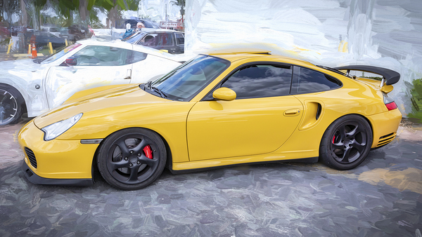 2003 Yellow Porsche 911 Turbo X100 13