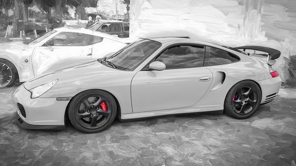 2003 Yellow Porsche 911 Turbo X100 5 Print