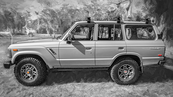 1988 Tan Toyota Landcruiser X1 3 Print
