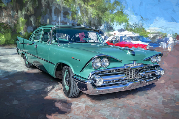 1957 Green Dodge Coronet 4 door X1 16 Print