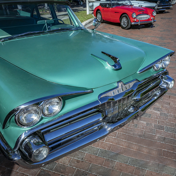 1957 Green Dodge Coronet 4 door X1 10 Print