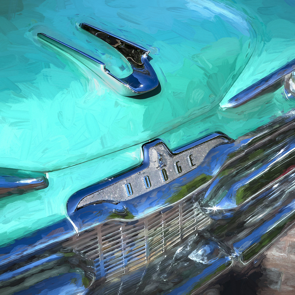 1957 Green Dodge Coronet 4 door X1 6 Print
