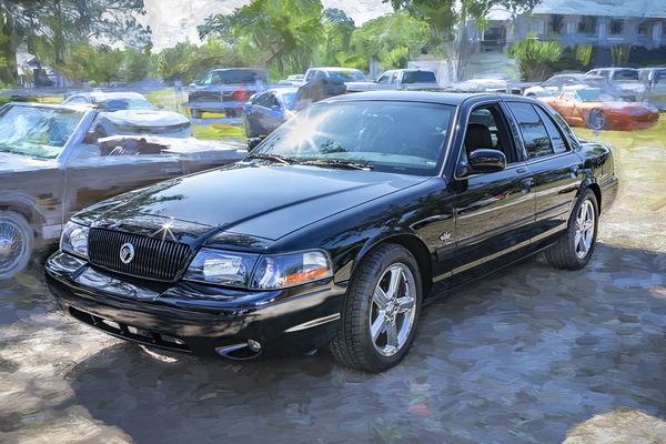 2003 Black Mercury Marauder X 7 Print