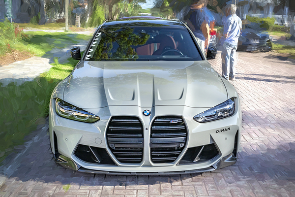 2023 Gray BMW M3 Competition X 15 Print