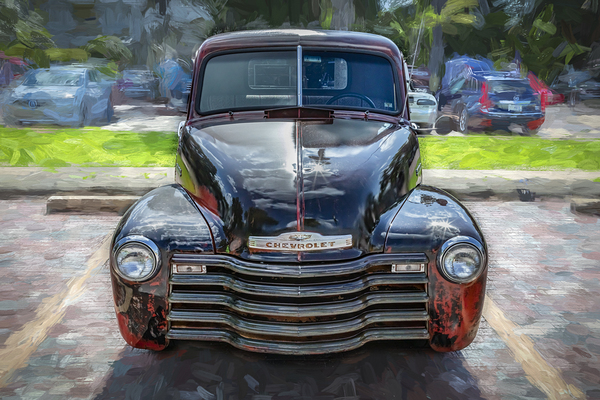 1950 Chevrolet Pick Up Truck Rat Rod 3100 X 12 Print