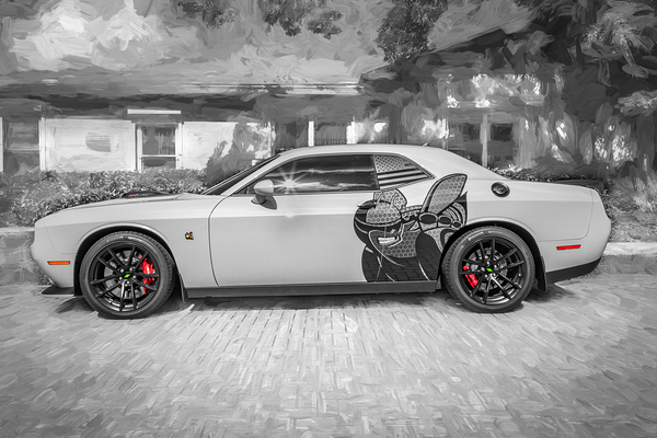 2020 Green Dodge Challenger Hemi RT Shaker X2 1 Print