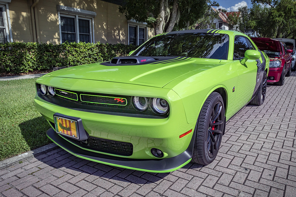 2020 Green Dodge Challenger Hemi RT Shaker X2 10 Print
